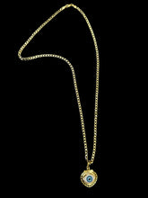 Load image into Gallery viewer, Cadena con corazon ,Ojo,stainless steel/Baño Oro