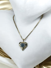 Load image into Gallery viewer, Cadena Corta con corazon ,Ojo,stainless steel/Baño Oro