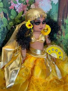 Gipsy doll,Gitana/Muñeca 18”