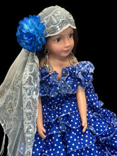 Load image into Gallery viewer, Vestido con vuelos de lunares ,Para Muñeca,Gitana