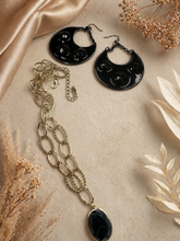 Load image into Gallery viewer, Set de Aretes  /Zarcillos /Con collar para muñeca/Estilo Gitana )