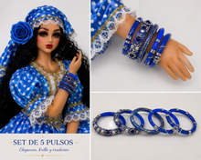 Load image into Gallery viewer, Set de 5 pulsos para muñeca
