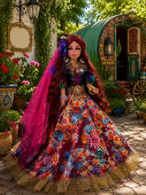 Load image into Gallery viewer, Gipsy doll,Gitana/Muñeca Mediana
