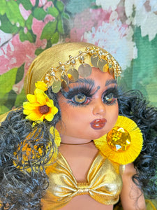 Gipsy doll,Gitana/Muñeca 18”