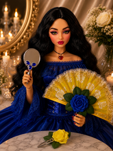 Load image into Gallery viewer, Set de Abanico y Espejo (Para Muñeca )