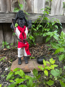 Congo Africano,Negro Cimarron  ,Tallado En Madera