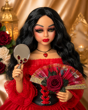 Load image into Gallery viewer, Set de Abanico y Espejo (Para Muñeca )