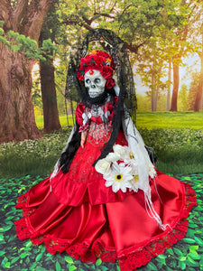 Catrina doll,Muñeca Día del Muerto/Santa Muerte /Doll