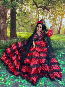 Gipsy ,doll,Gitana ,española ,Flamenco