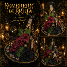 Load image into Gallery viewer, Sombrero Para Muñeca (Bruja )