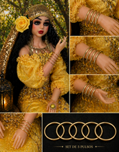 Load image into Gallery viewer, Set de 5 pulsos para muñeca