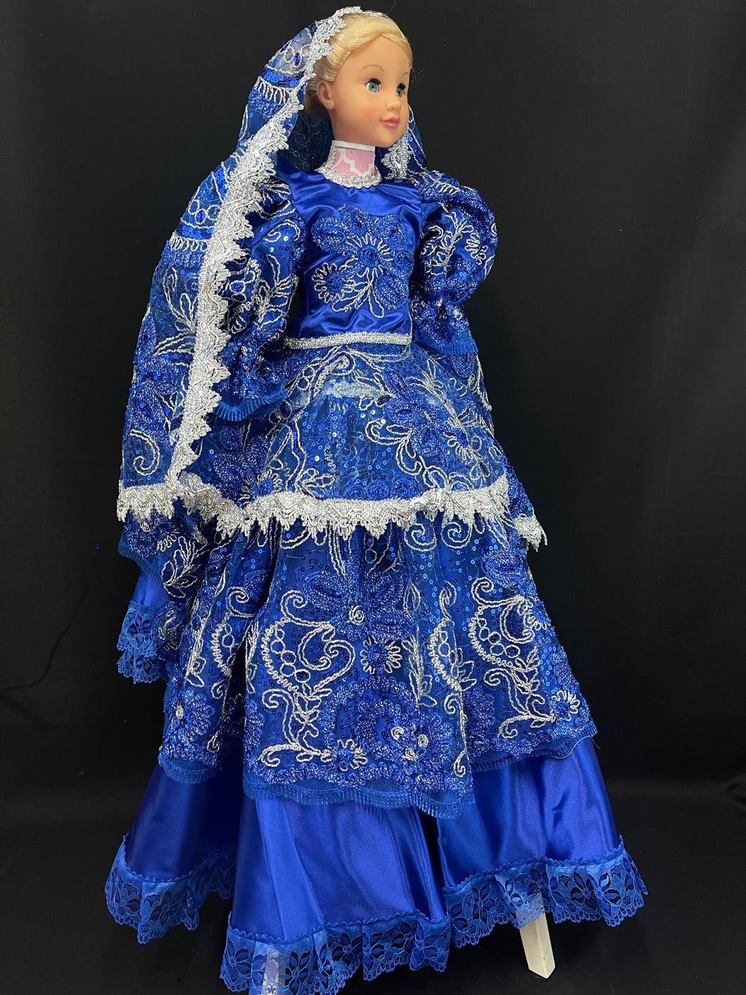 Vestido Exclusivo Para Muñeca. Yemaya